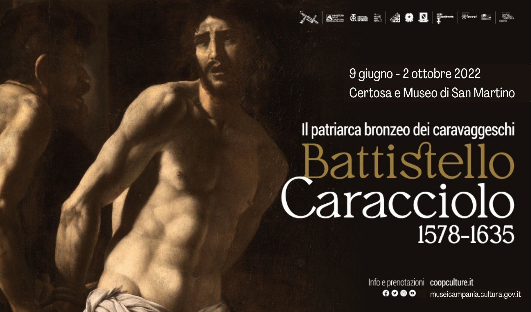 Il patriarca bronzeo dei Caravaggeschi  Battistello Caracciolo (1578-1635)  alla Certosa di San Martino
